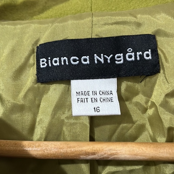 Bianca Nygard 70% Wool 5% Cashmere Crop Blazer - Picture 3 of 5